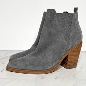 Marc Fisher Gadri Gray Suede Bootie 8M